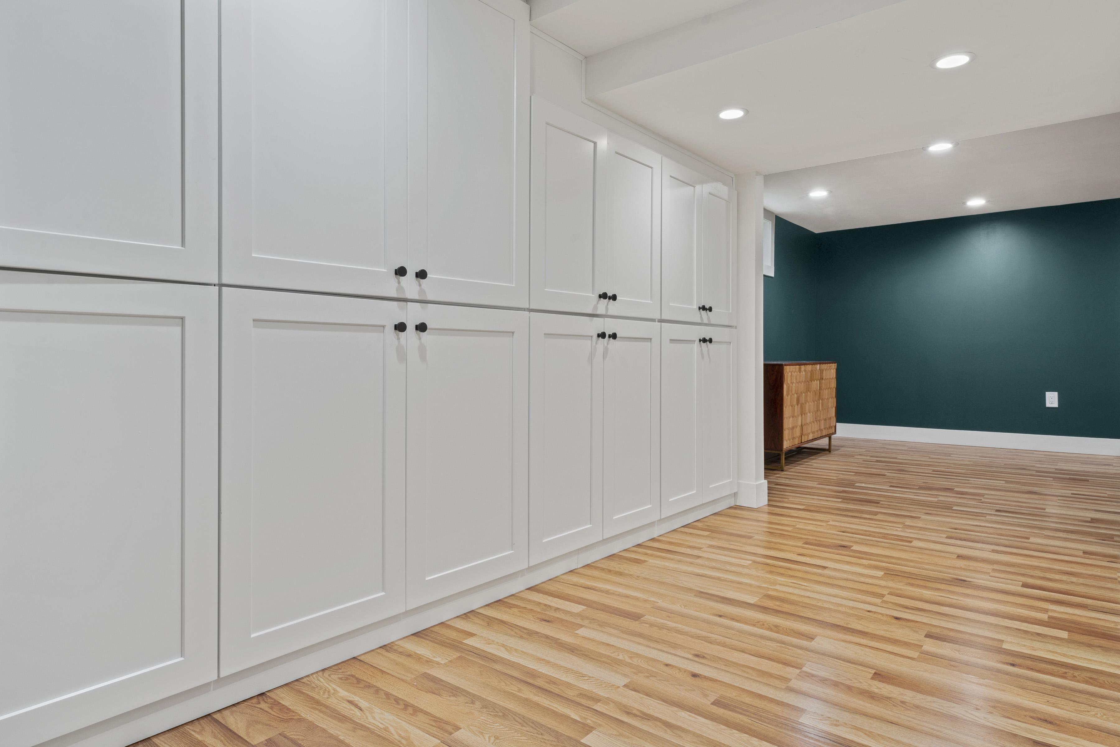 Mountain Basement trim and paint detail